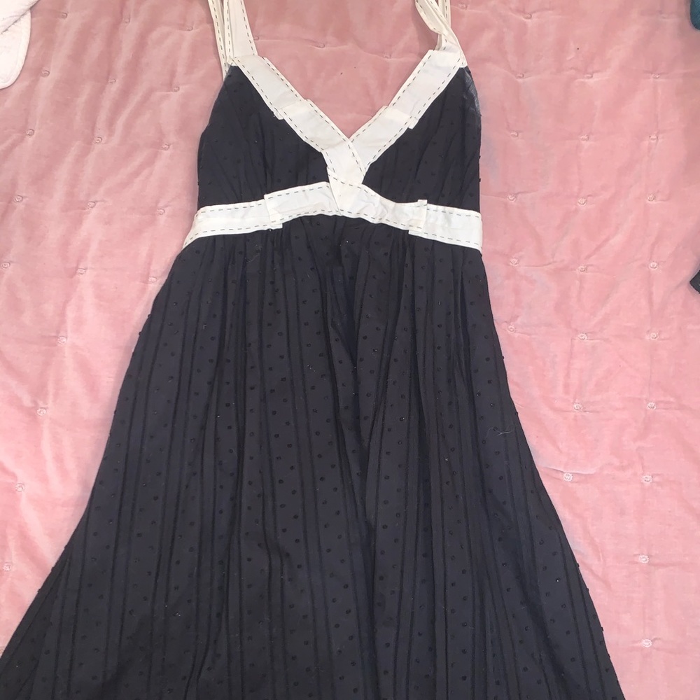 BCBGMAXAZRIA Black and White Dress